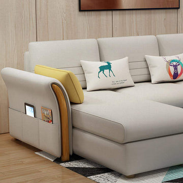 90.6" Full Sleeper Sofa Leath-Aire Upholstered Convertible Sofa with Storage-Richsoul-Daybeds,Furniture,Living Room Furniture